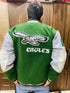 Mitchell & Ness Philadelphia Eagles NWT Princess Diana Varsity Jacket NFL 90's Letterman Jersey REPLICA
